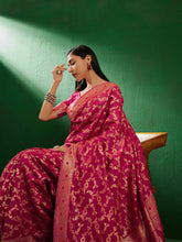 Womens Fashion Ethnic Pink Color Sarees-MLSHWSA1246PNK0ONE